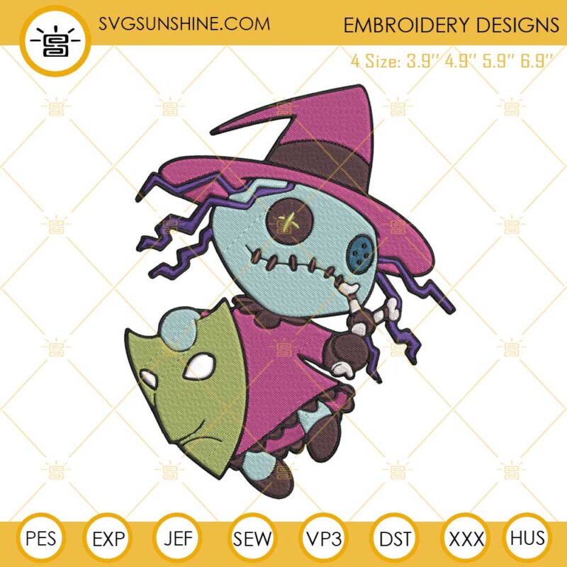 Scrump Shock Embroidery Designs, Scrump Halloween Embroidery Design File