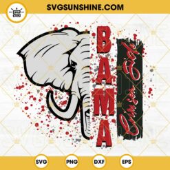 ALABAMA Crimson Tide SVG PNG DXF EPS, BAMA SVG Design Instant Download