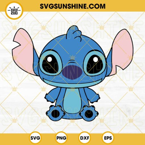 Baby Stitch SVG PNG DXF EPS Silhouette Vector Clipart