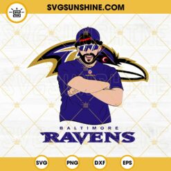 Bad Bunny Baltimore Ravens SVG DXF EPS PNG Cricut Silhouette Vector Clipart