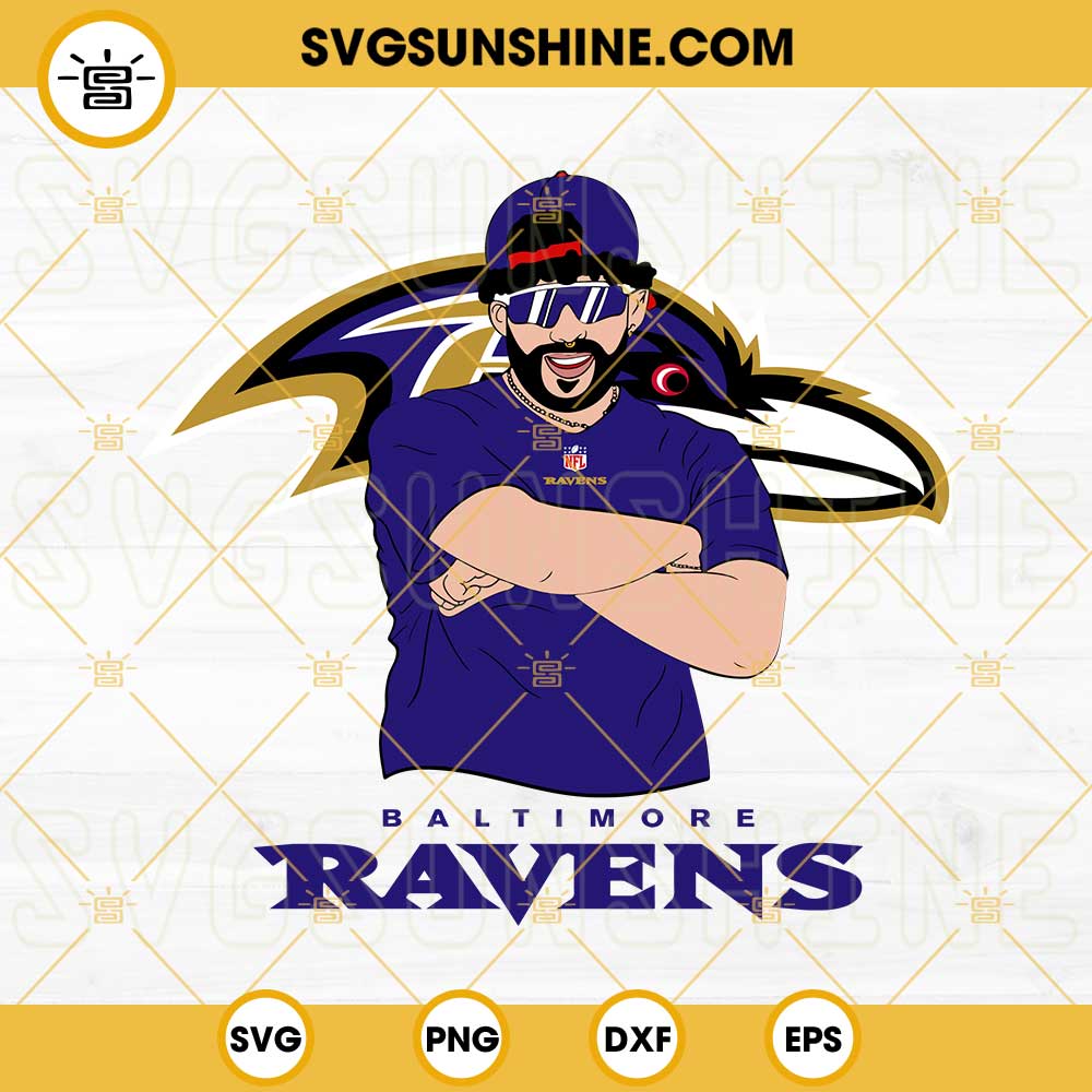 Baltimore Ravens Art Drawing SVG  Creative Design Maker –  Creativedesignmaker