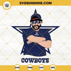 Bad Bunny Dallas Cowboys SVG DXF EPS PNG Cricut Silhouette Vector Clipart