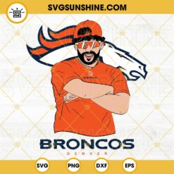 Bad Bunny Denver Broncos SVG DXF EPS PNG Cricut Silhouette Vector Clipart