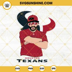 Bad Bunny Houston Texans SVG DXF EPS PNG Cricut Silhouette Vector Clipart