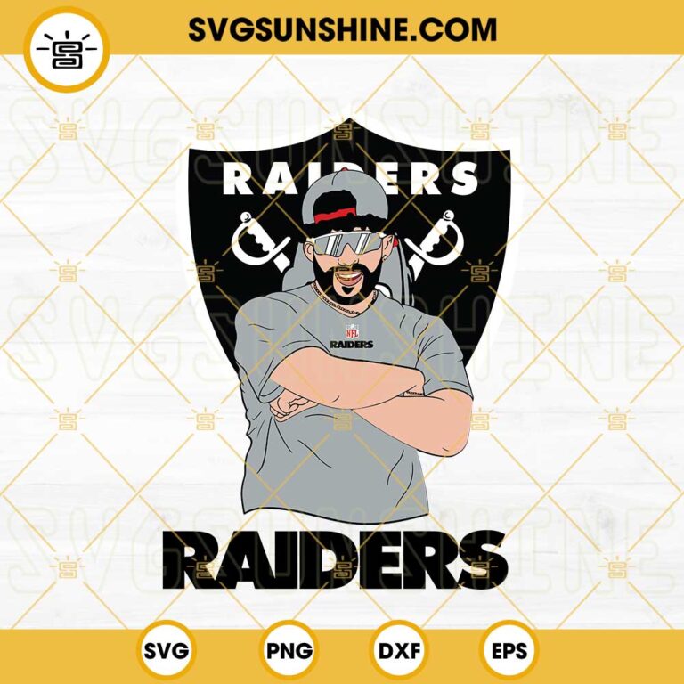 Bad Bunny Las Vegas Raiders SVG DXF EPS PNG Cricut Silhouette Vector ...