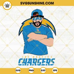 Bad Bunny Los Angeles Chargers SVG DXF EPS PNG Cricut Silhouette Vector Clipart