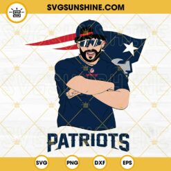 Bad Bunny New England Patriots SVG DXF EPS PNG Cricut Silhouette Vector Clipart