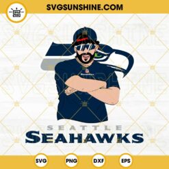 Bad Bunny Seattle Seahawks SVG DXF EPS PNG Cricut Silhouette Vector Clipart