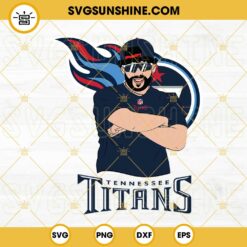Bad Bunny Tennessee Titans SVG DXF EPS PNG Cricut Silhouette Vector Clipart
