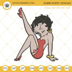 Betty Boop Embroidery Design File