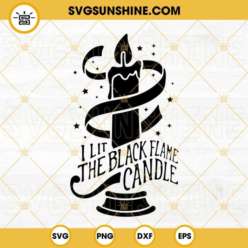 Black Flame Candle Company SVG, Hocus Pocus SVG, The Black Flame Candle SVG