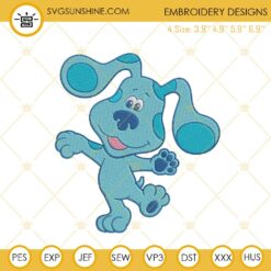 Blues Clues Dog Machine Embroidery Design File