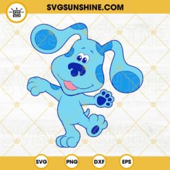 Blue's Clues SVG, Dog Blue SVG, Blues Clues SVG Cut File, Blues Clues Dog Cricut Clipart