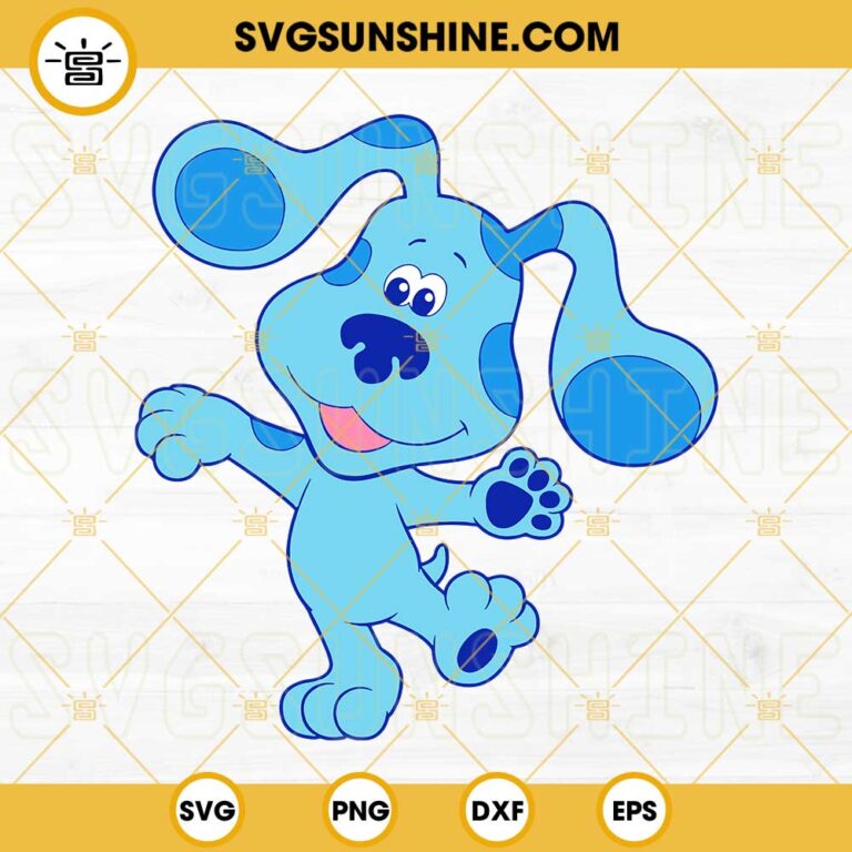 Blue's Clues SVG, Dog Blue SVG, Blues Clues SVG Cut File, Blues Clues