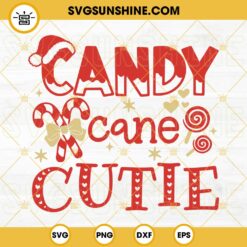 Minnie Sugar And Spice Christmas Svg, Minnie Gingerbread Svg, Candy Cane SVG PNG DXF EPS Cut Files Clipart Cricut