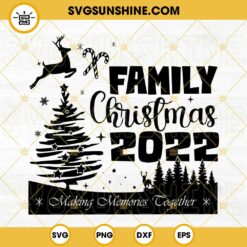 2022 Christmas Friends SVG PNG DXF EPS Cut Files For Cricut Silhouette