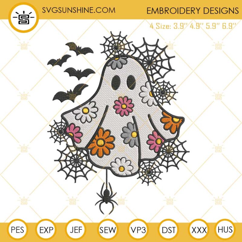 Embroidered ghost halloween graphic sweatershirt from target