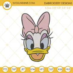 Daisy Duck Embroidery Design File