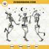 Dancing Skeletons Halloween SVG, Dancing Halloween SVG, Skeletons SVG PNG DXF EPS Cut Files