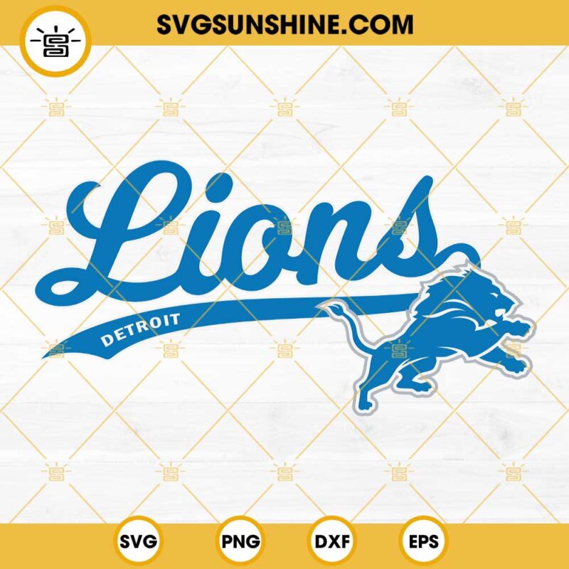 Detroit Lions SVG Free For Cricut Maker – CraftStudio.com