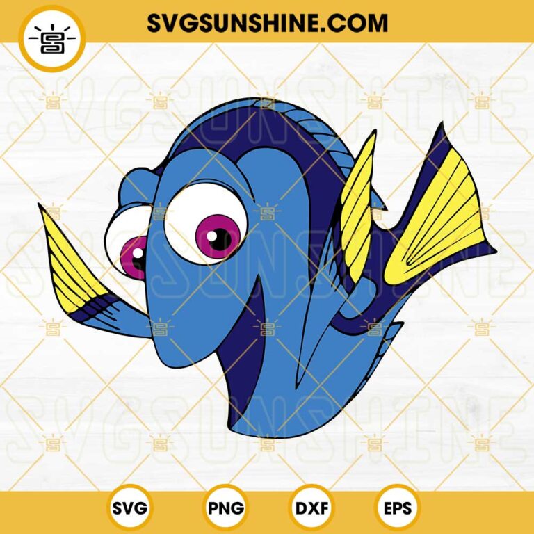 Finding Nemo SVG, Marlin SVG, Dory SVG, Disney Ears SVG PNG DXF EPS Clipart