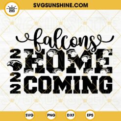 Falcons Homecoming 2022 SVG DXF EPS PNG Cricut Silhouette