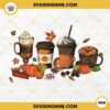 Fall Coffee PNG Design, Pumpkin Spice Latte PNG, Fall Vibes PNG, Hello Fall PNG