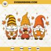 Fall Gnomes SVG, Fall Autumn Gnome Pumpkin SVG, Gnomes Thanksgiving SVG, Autumn Leaves SVG, Gnomes SVG