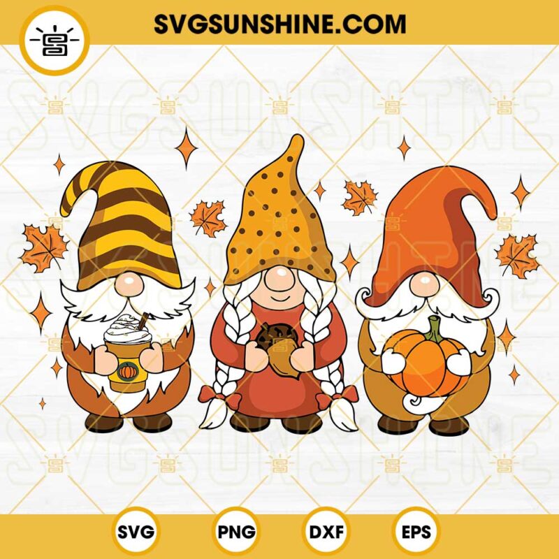 Fall Gnomes Svg Fall Autumn Gnome Pumpkin Svg Gnomes Thanksgiving Svg Autumn Leaves Svg 6508