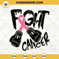 Fight Cancer SVG, Breast Cancer SVG, Pink Ribbon SVG
