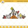 Goofy Disneyland Snacks Machine Embroidery Design File