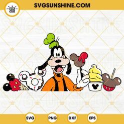 Goofy Retro Sunset Summer SVG, Goofy Dog Beach Vacation SVG, Disney World Summer SVG PNG DXF EPS