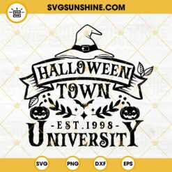 Halloweentown University SVG DXF EPS PNG Cricut Silhouette