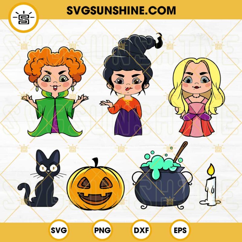 Hocus Pocus Characters SVG: Bringing the Magic to Life