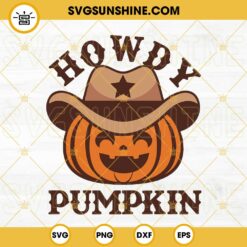 Howdy Witches SVG, Howdy Pumpkin Halloween SVG, Western Halloween SVG, Western Fall SVG