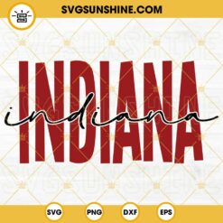Indiana Football SVG, Indiana Hoosiers SVG, Indiana SVG