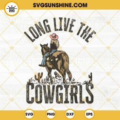 Long Live The Cowgirls SVG, Western SVG Designs Downloads PNG Clipart