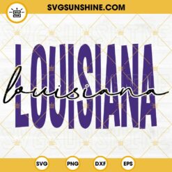 Louisiana Football SVG, LA Football SVG, Louisiana SVG