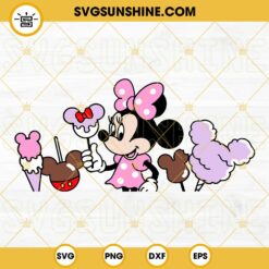 Minnie Disney Snacks SVG PNG DXF EPS Cricut Silhouette Vector Clipart