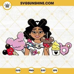 Mirabel Madrigal Disneyland Snacks SVG PNG DXF EPS Cricut Silhouette Vector Clipart