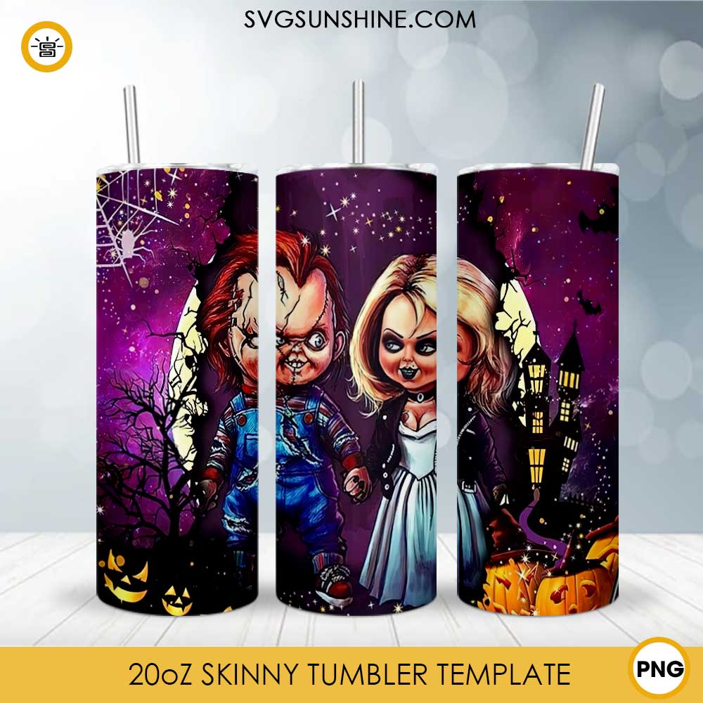 Chucky Charms - Iridescent Shimmer - 20oz Skinny Tumbler