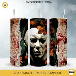 Michael Myers Halloween Movie 20oz Tumbler Template PNG File Digital Download