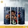 New England Patriots 20oz Skinny Tumbler Template PNG, Patriots Football Tumbler PNG File Digital Download