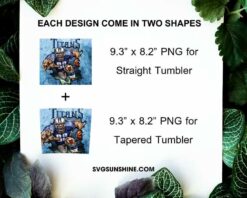 Tennessee Titans 20oz Skinny Tumbler Template PNG, Titans Football Tumbler PNG File Digital Download
