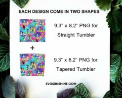 Bluey 20oz Skinny Tumbler PNG, Bluey Family Tumbler Template PNG File Digital Download