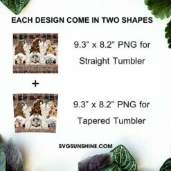 Gnomes Coffee 20oz Skinny Tumbler PNG Design Files Digital Download