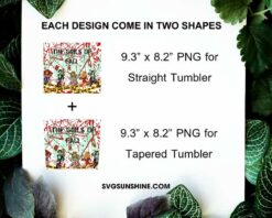 The Girls Of Fall Horror Movie 20oz Skinny Tumbler Template PNG, Horror Girls Tumbler PNG Files Design