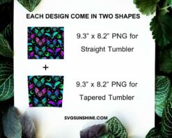 Demon Bat Halloween 20oz Skinny Tumbler PNG, Bat Halloween Tumbler Template PNG File