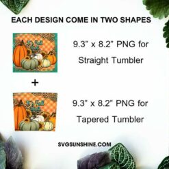 It's Fall Y'all Pumpkin Sunflower 20oz Tumbler Template PNG, Fall Pumpkin Leopard Tumbler PNG File Digital Download