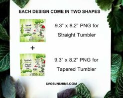 The Grinch Quotes 20oz Skinny Tumbler Template PNG, Grinch Christmas Tumbler PNG File Digital Download